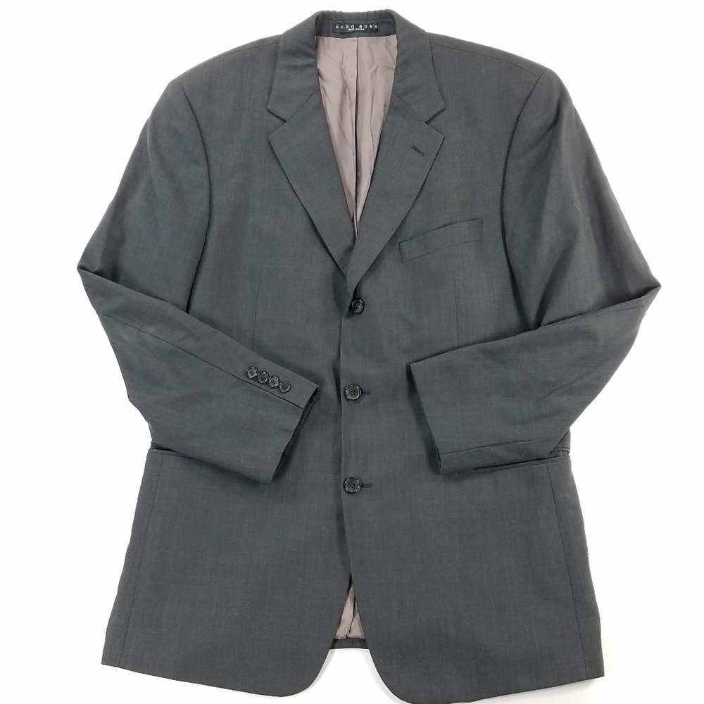 Hugo Boss Einstein Charcoal Gray Sports Coat Blazer